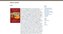 Desktop Screenshot of alisoncarroll.net